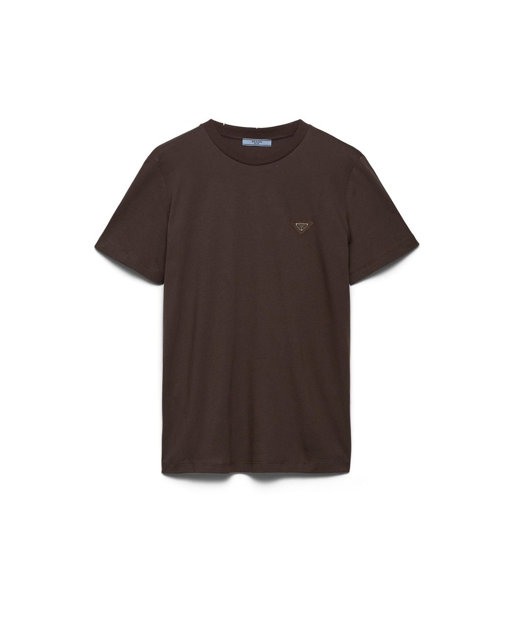 Prada Brown Jersey T-Shirt