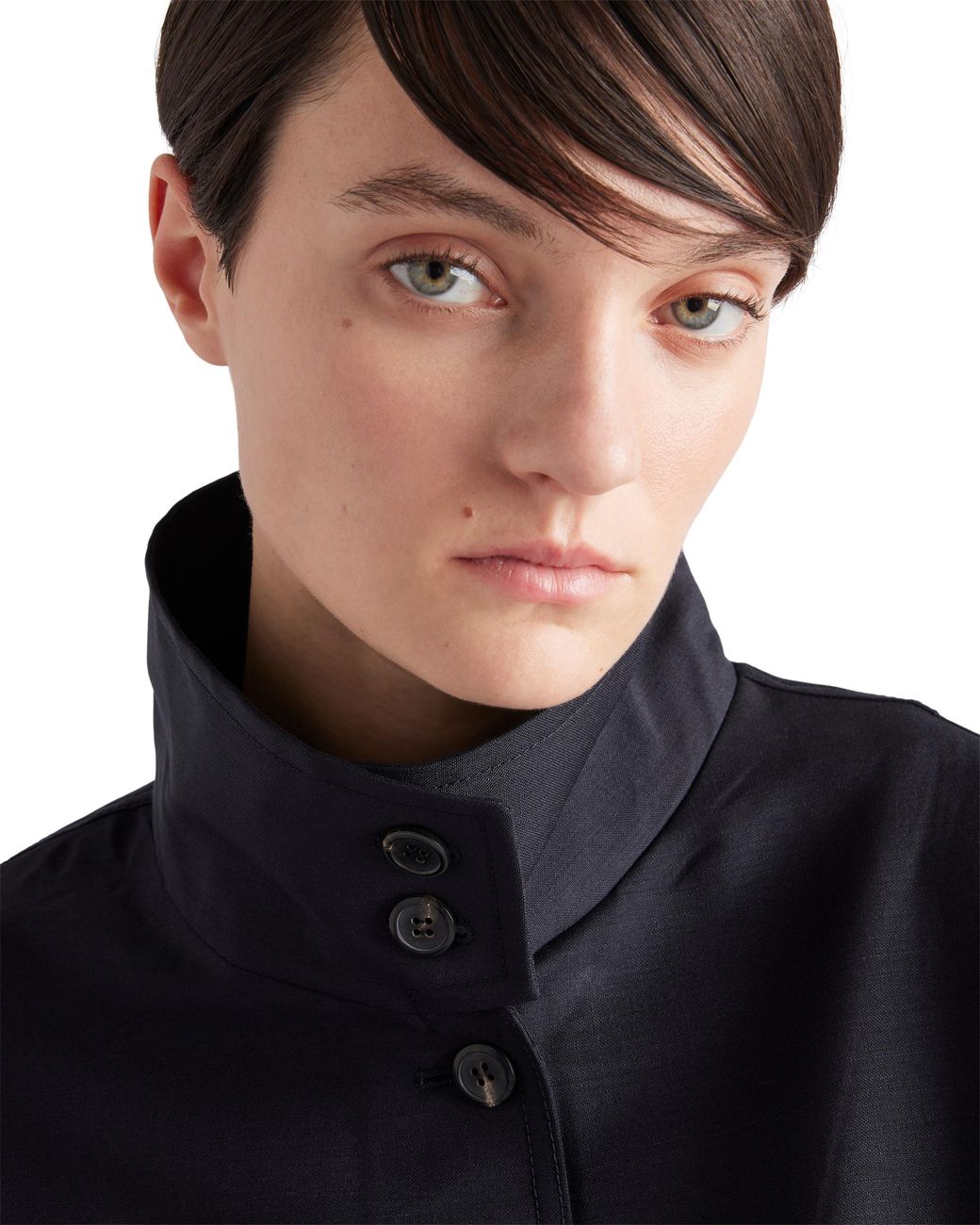 Prada Blue Kid Mohair Jacket