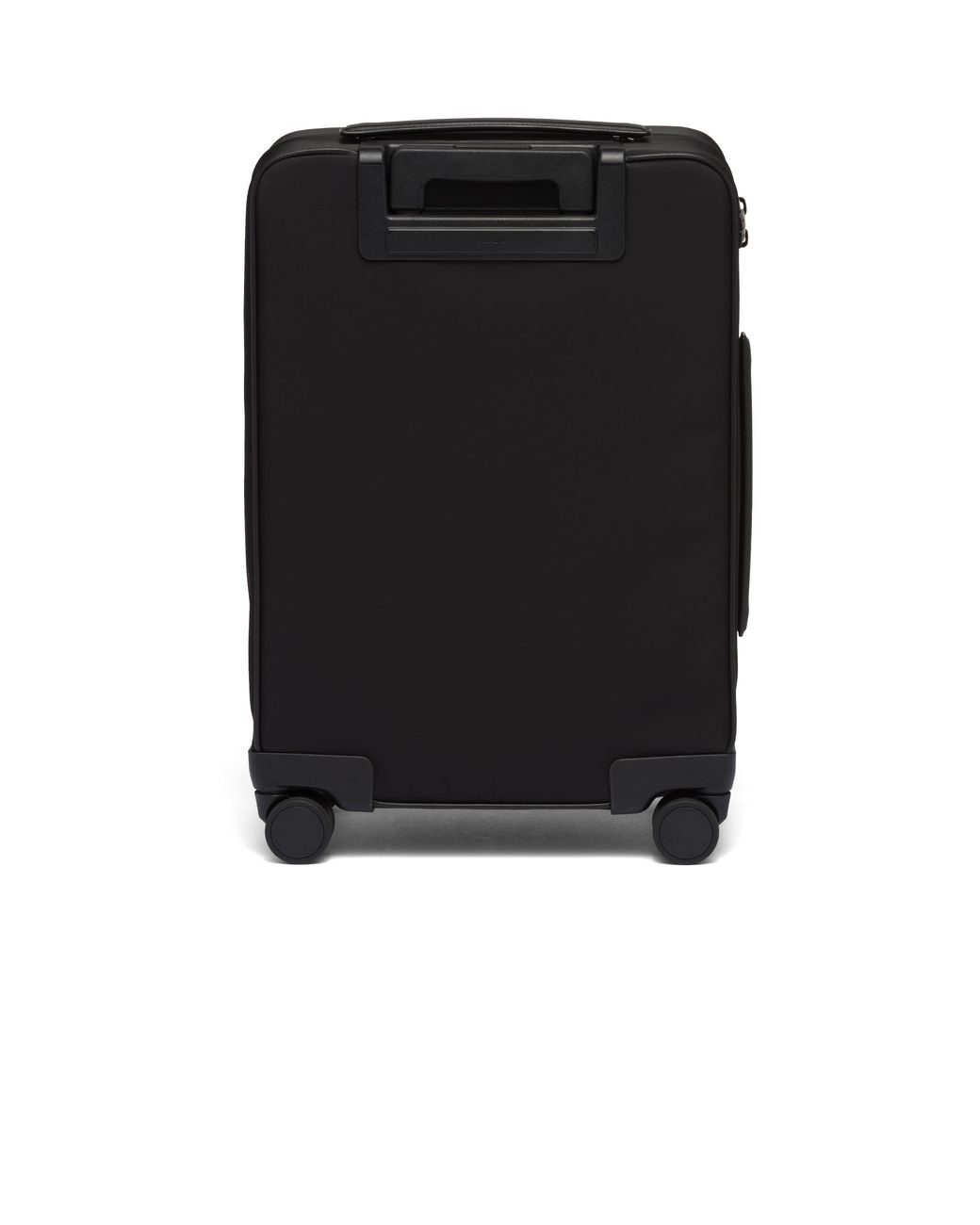 Prada Black Re-Nylon And Saffiano Leather Trolley