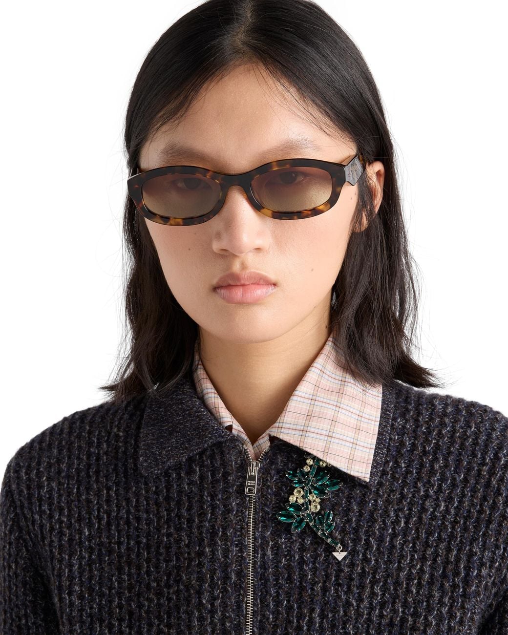 Prada Multicolor Sunglasses With Logo