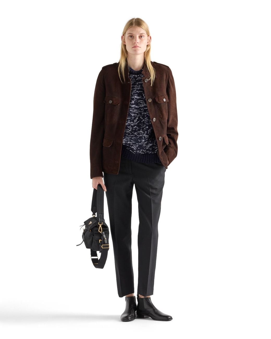 Prada Brown Suede Jacket