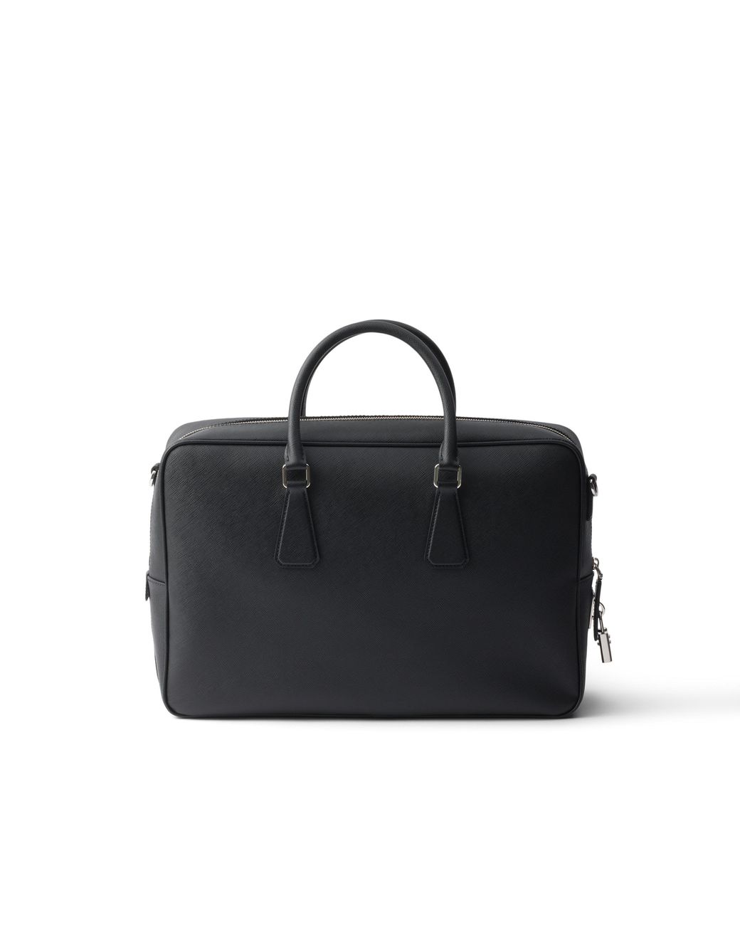 Prada Black Saffiano Leather Work Bag for men