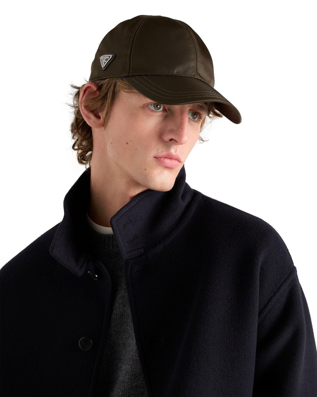 Prada Multicolor Re-Nylon Baseball Cap for men