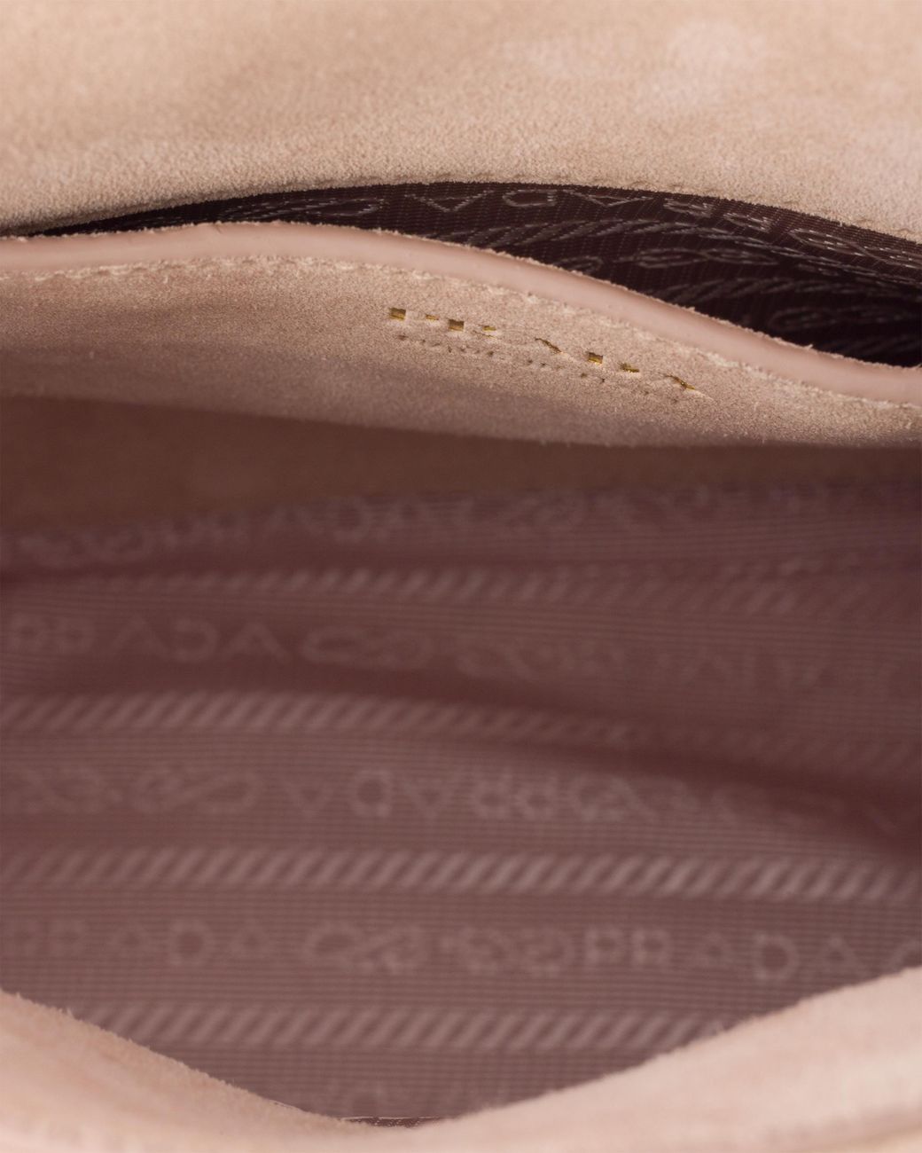 Borsa A Mano Carry Mini di Prada in Natural