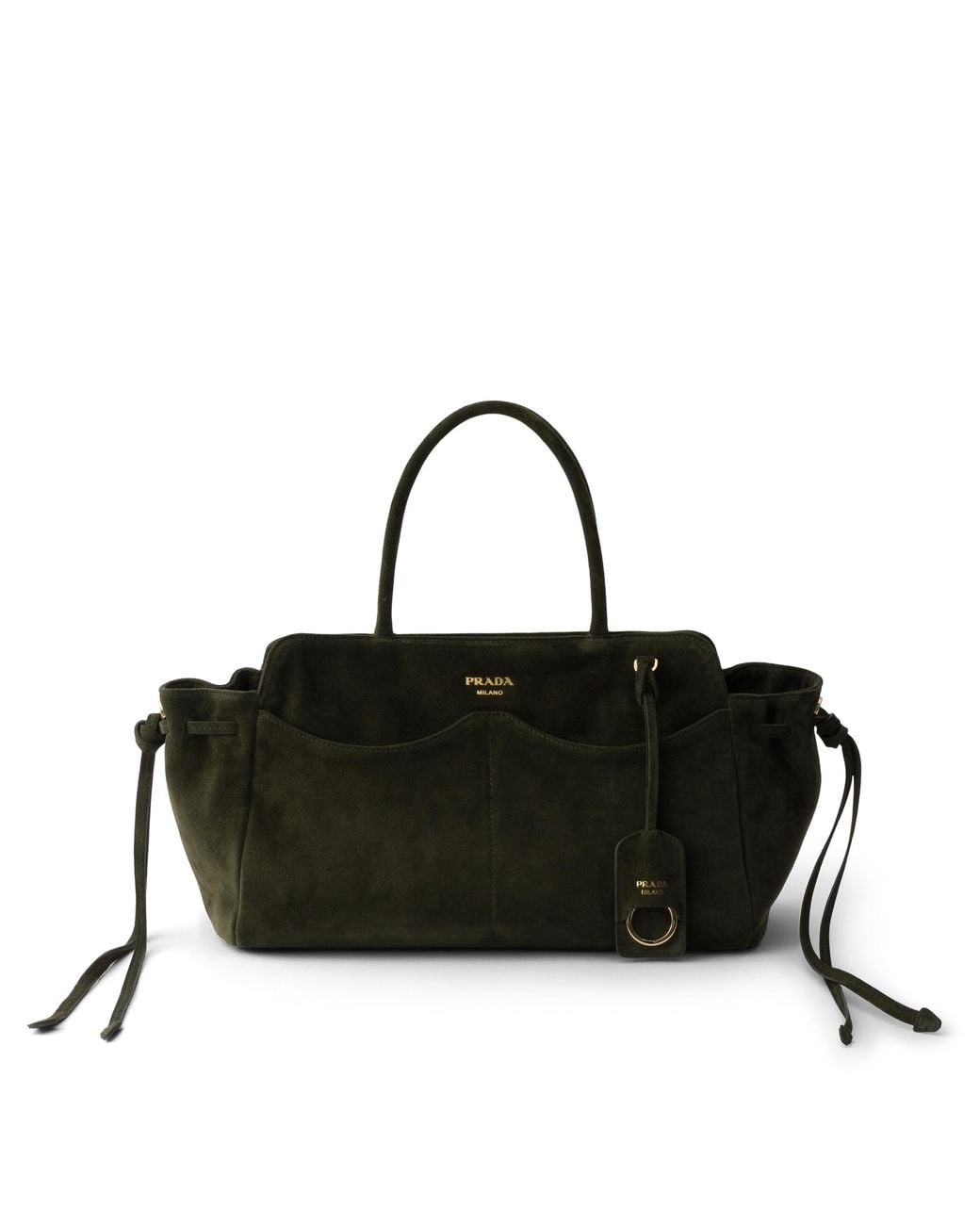 Prada Black Allusion Large Suede Bag