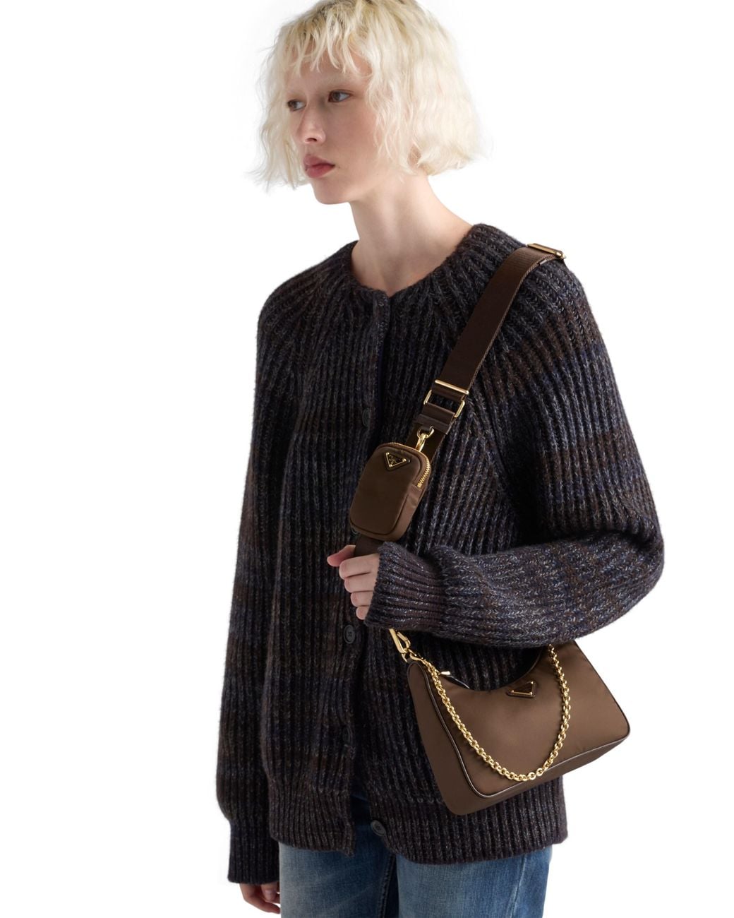 Prada Brown Re-Edition 2005 Re-Nylon Bag