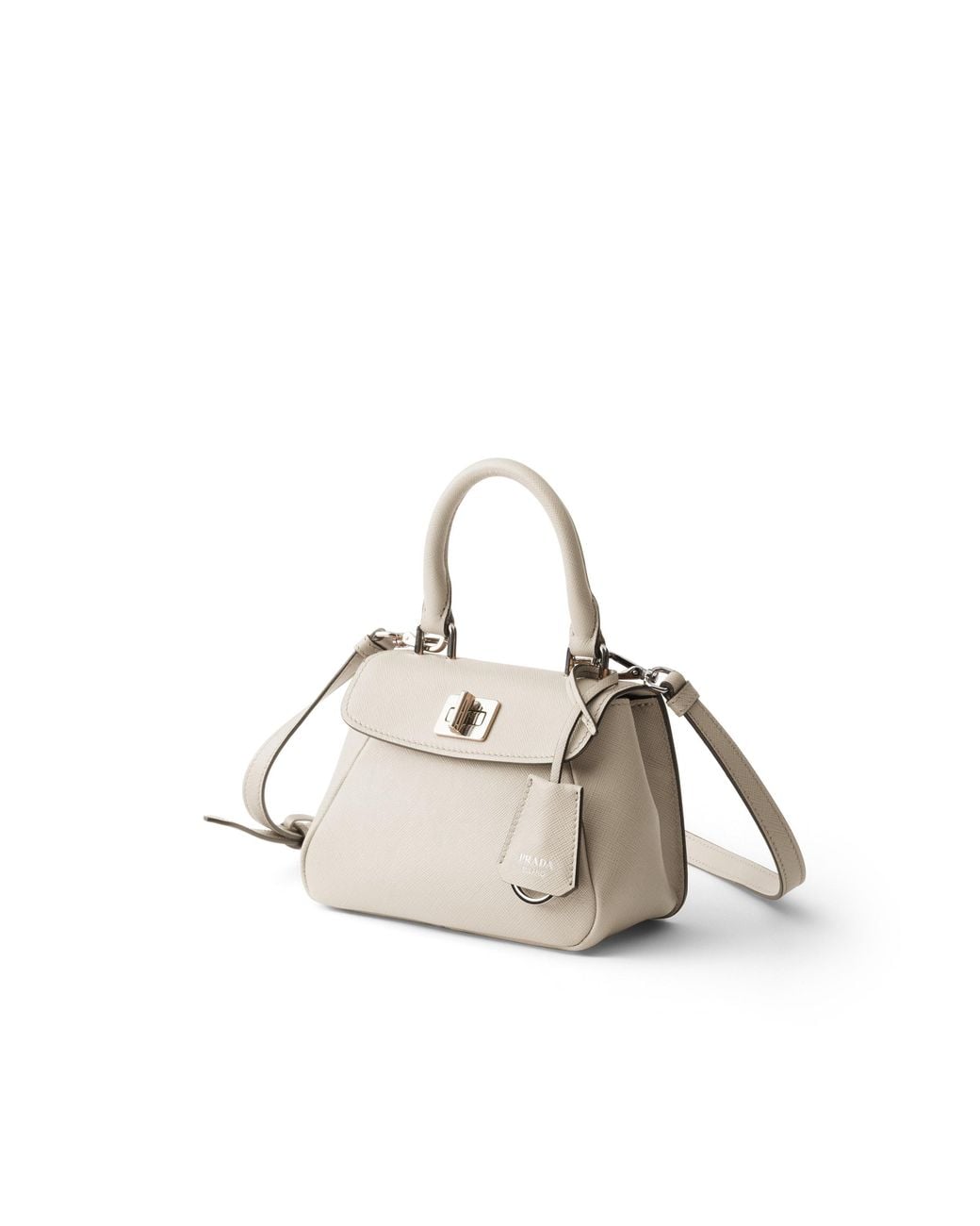Prada White Avoir Mini Handbag
