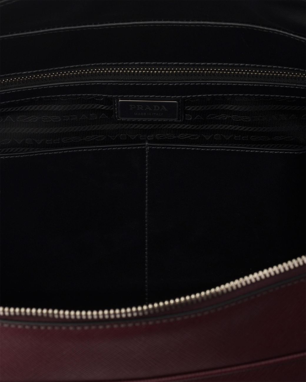 Prada Purple Saffiano Leather Work Bag for men
