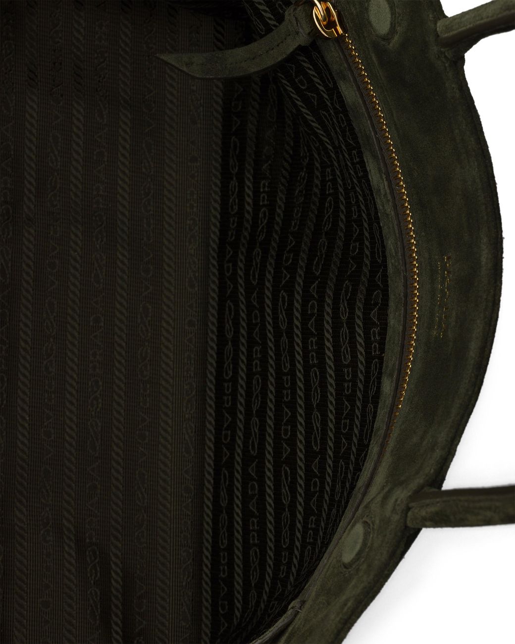 Prada Black Allusion Large Suede Bag