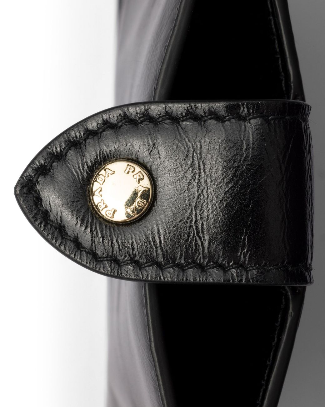 Prada White Leather Card Holder