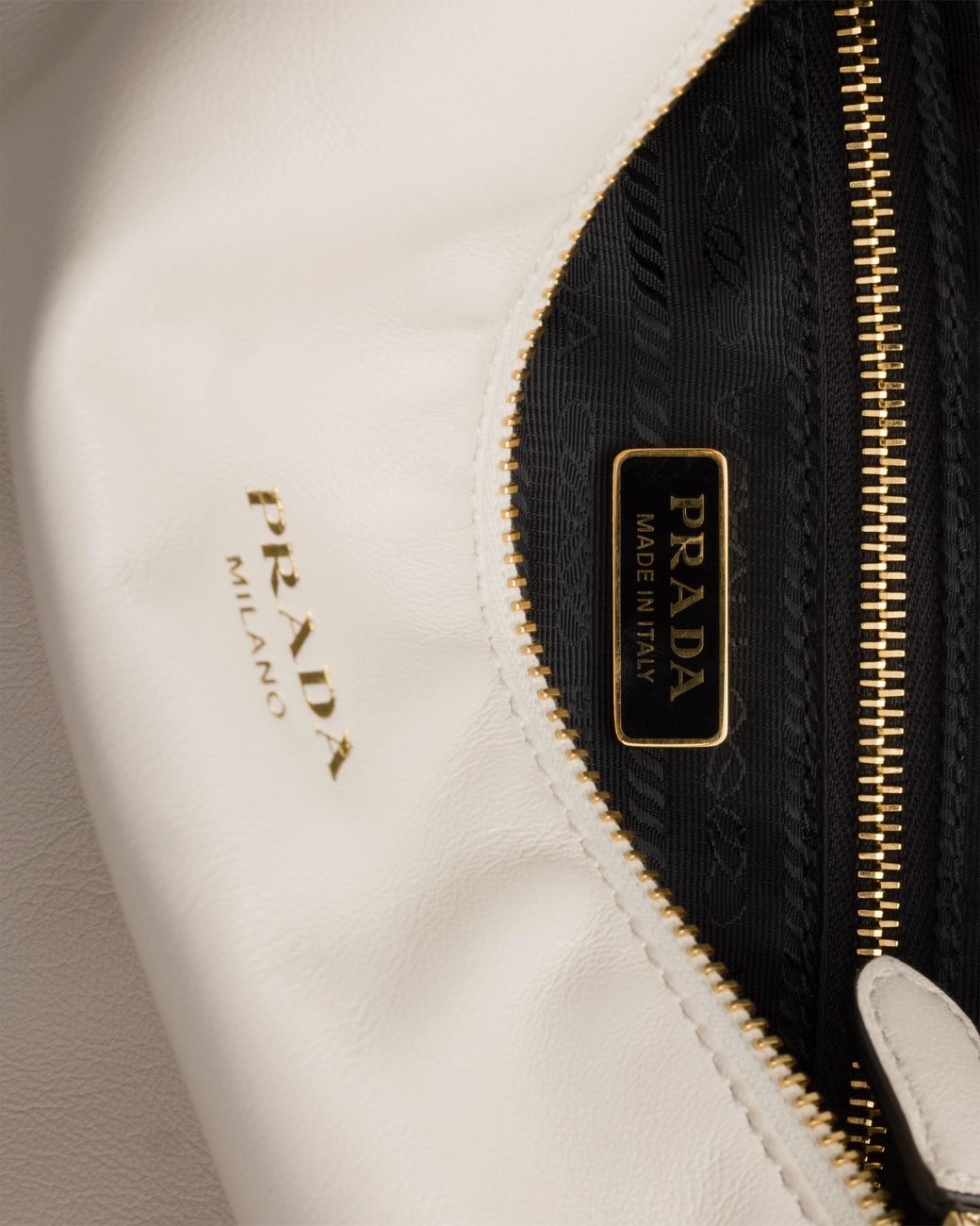 Borsa A Tracolla Mini di Prada in Natural