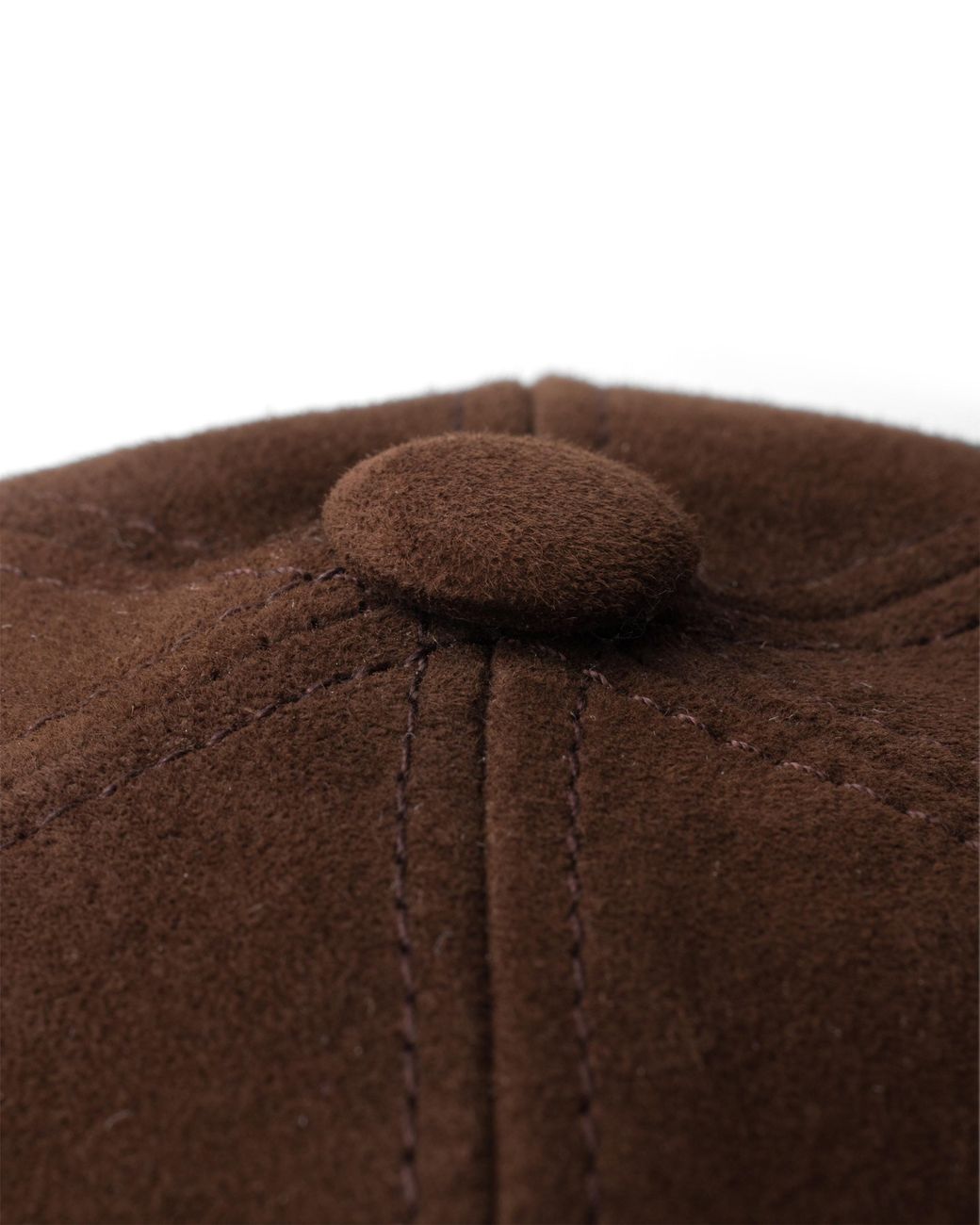 Prada Brown Suede Baseball Cap for men