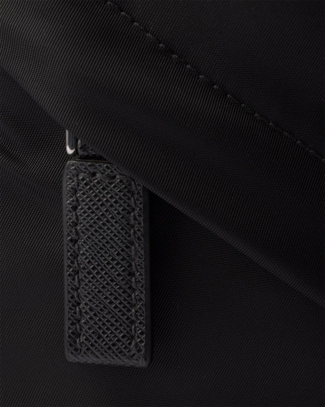 Prada Black Re-Nylon And Saffiano Leather Backpack for men