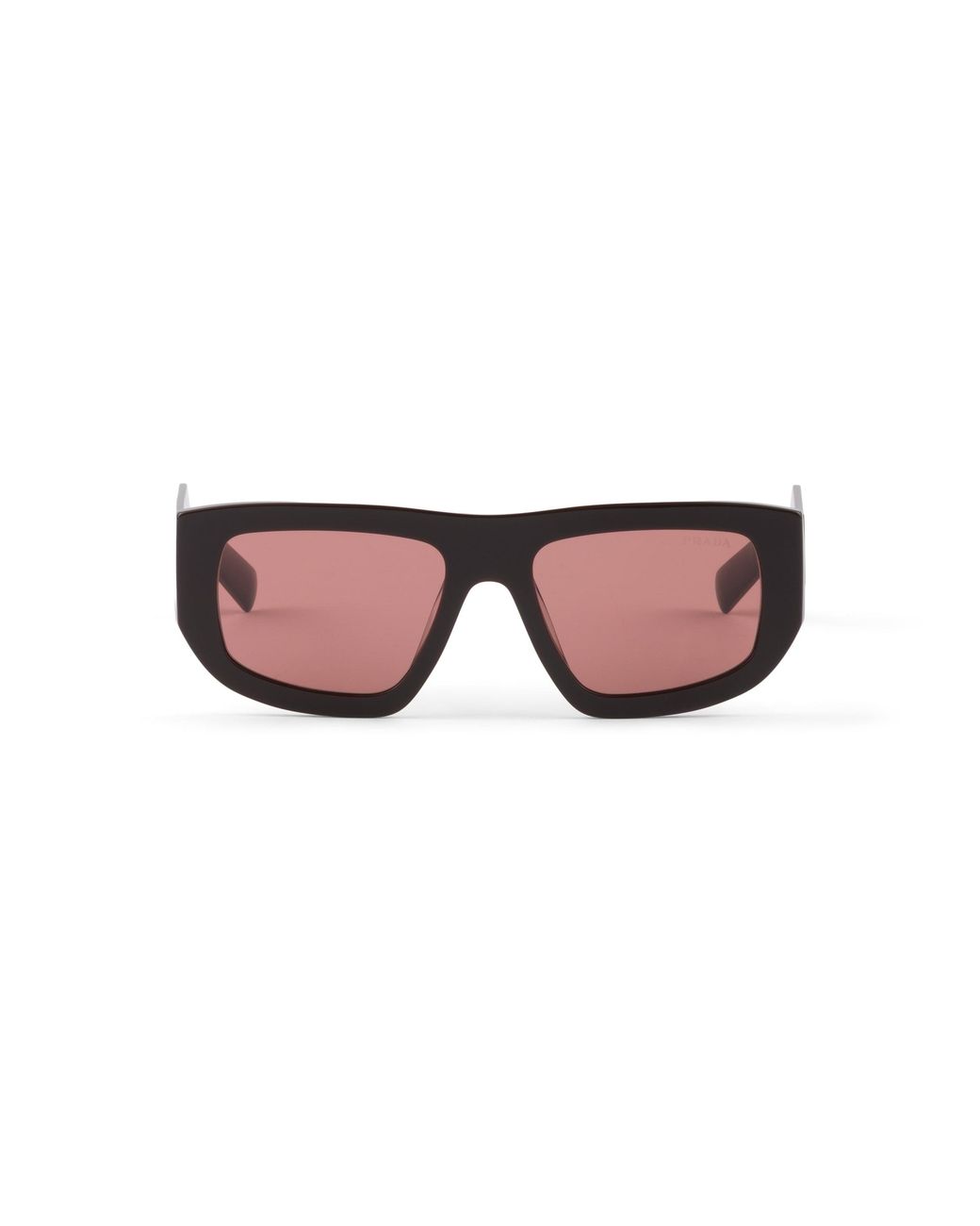 Prada Pink Sunglasses With Triangle Logo