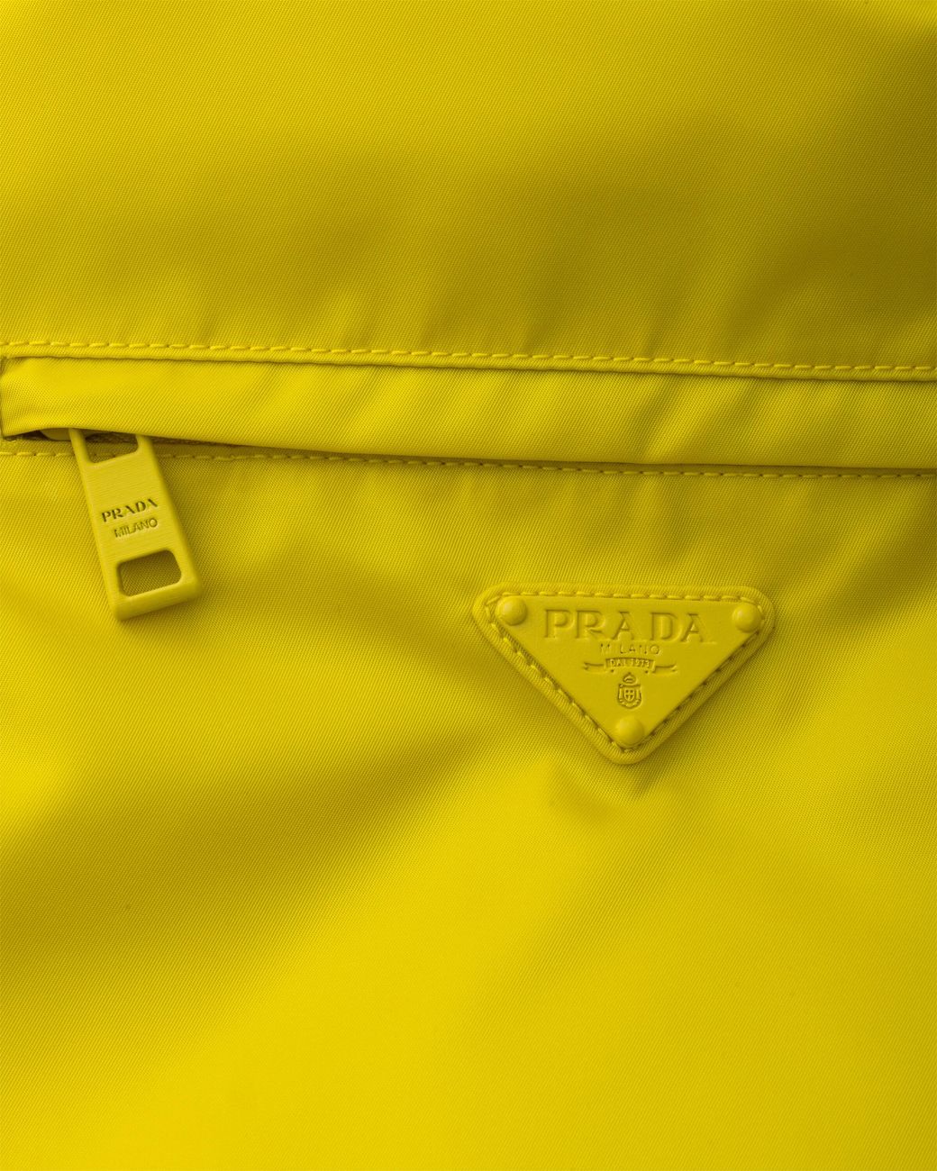 Prada Yellow Re-Nylon Drawstring Backpack