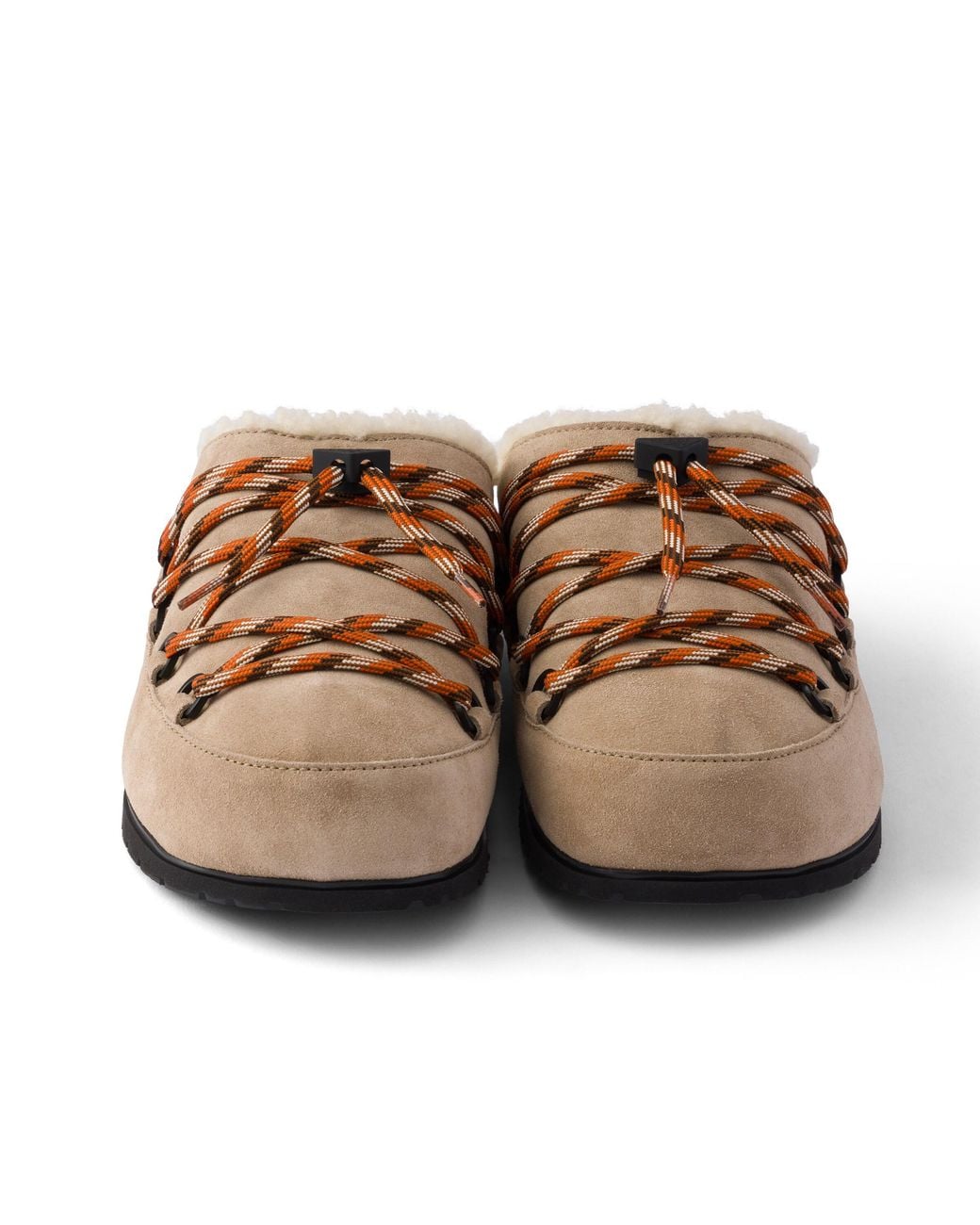 Prada Brown Suede Mules