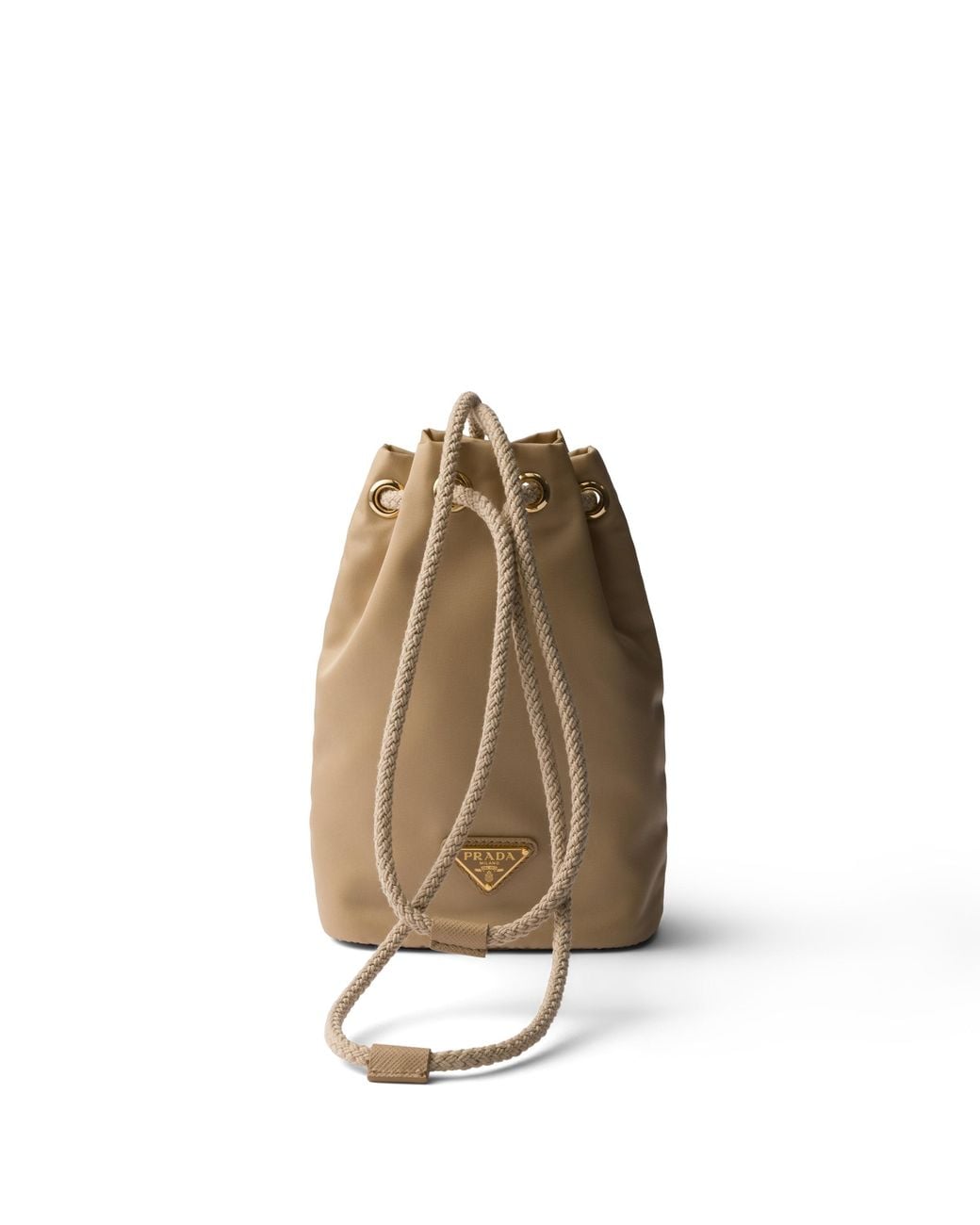 Prada Natural Re-Nylon Smartphone Case, Camel