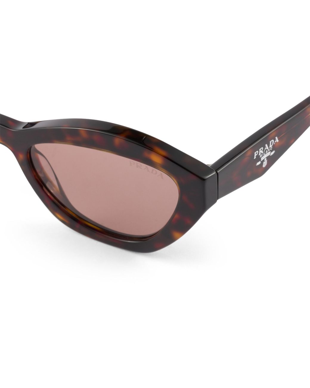 Prada Pink Sonnenbrille Mit Logo, Damen, Gläser