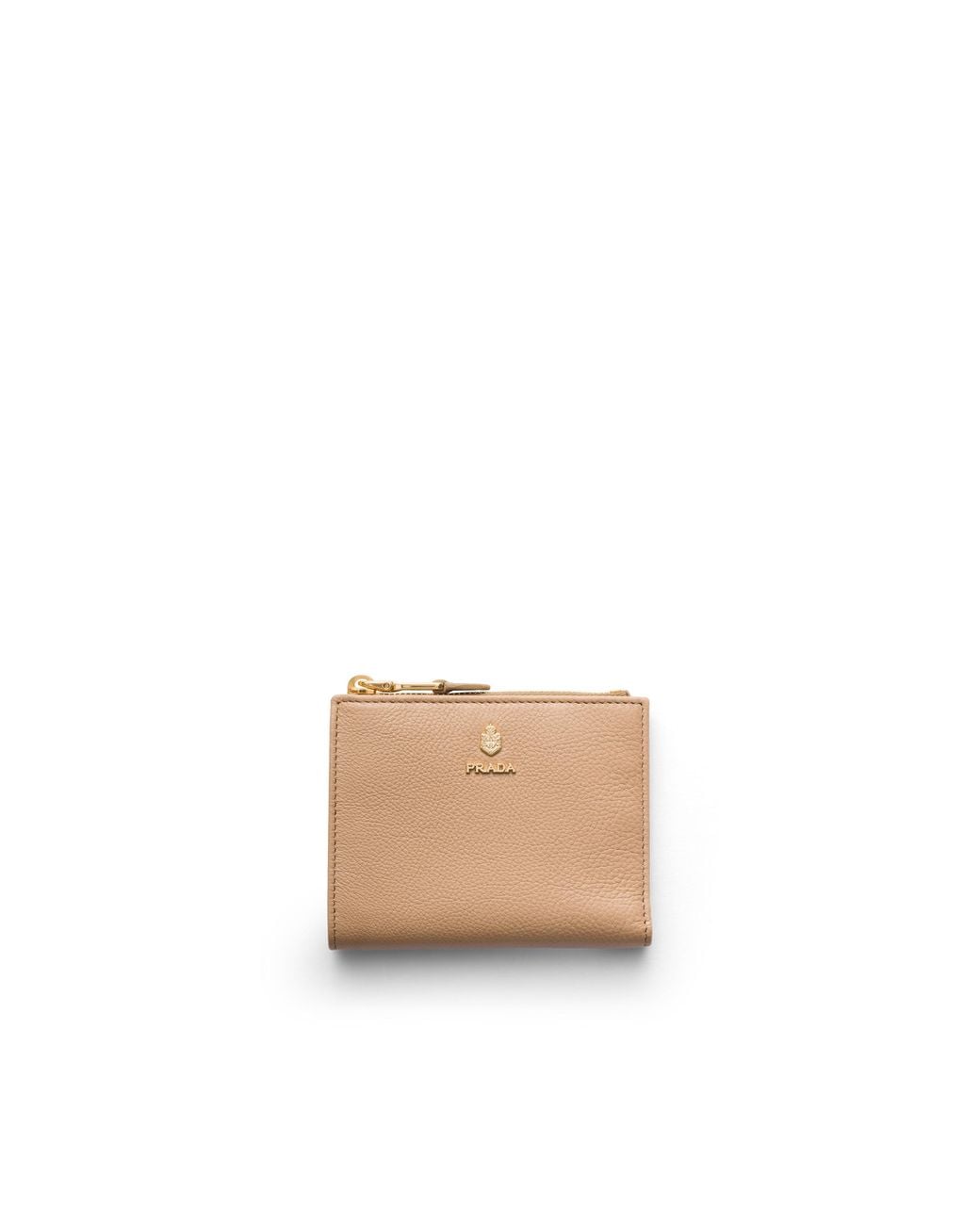 Prada White Small Leather Wallet