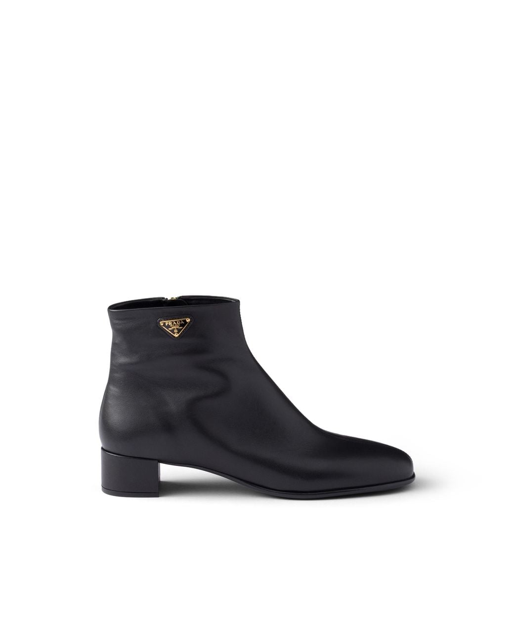Prada Black Nappa Leather Booties