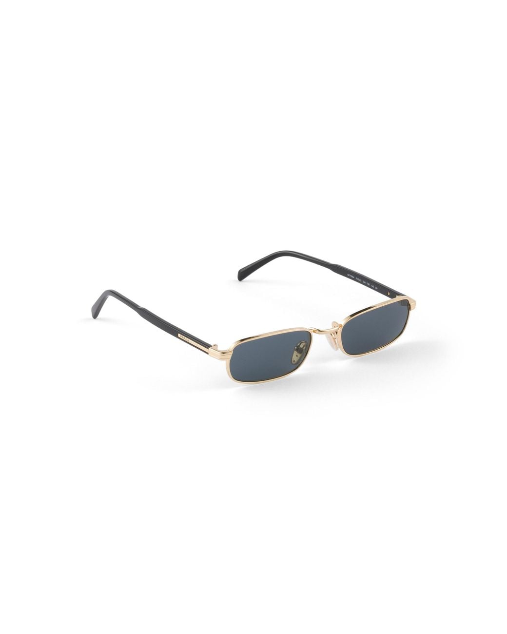 Prada Blue Sunglasses With The Iconic Metal Plaque for men