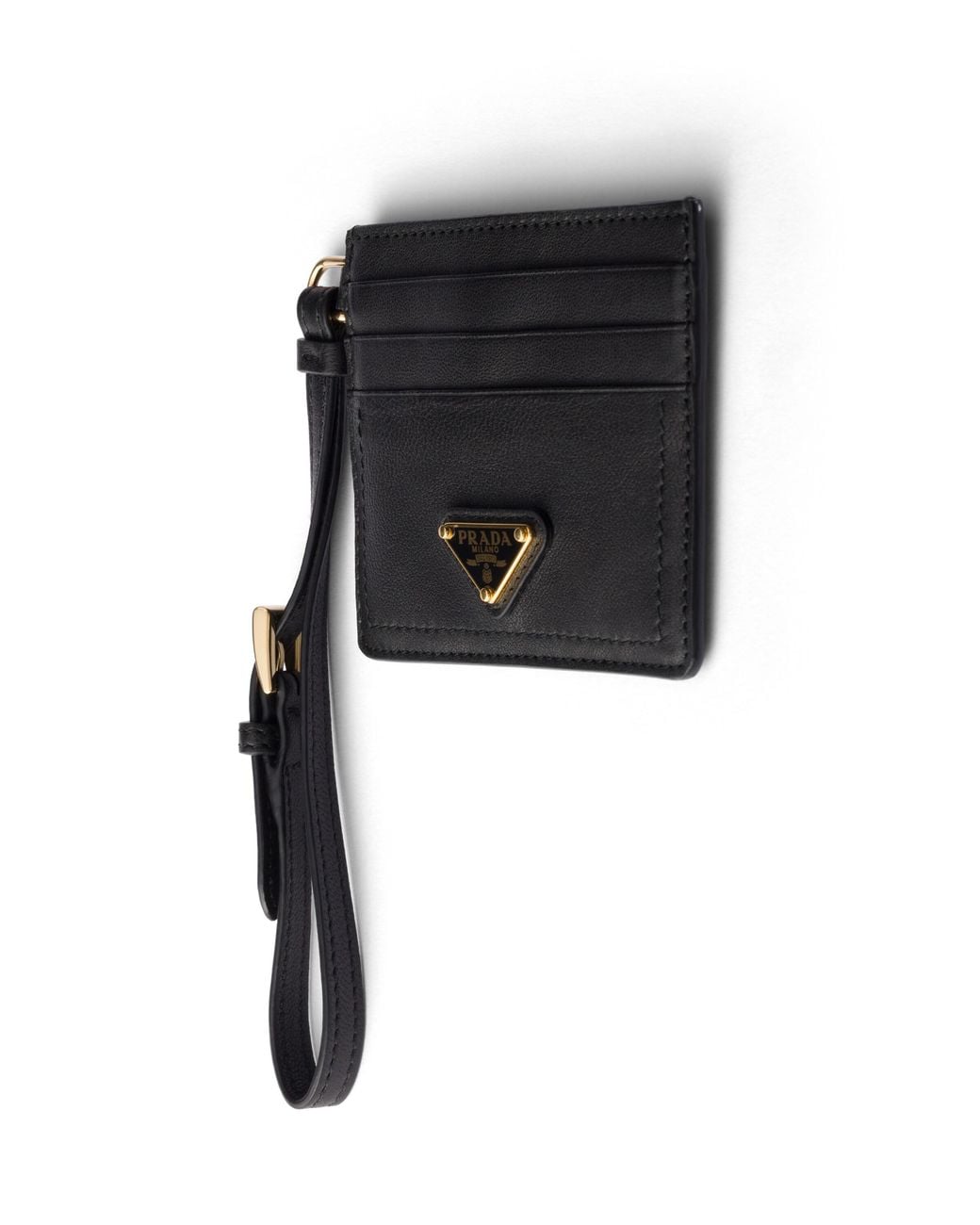 Prada White Nappa Leather Card Holder