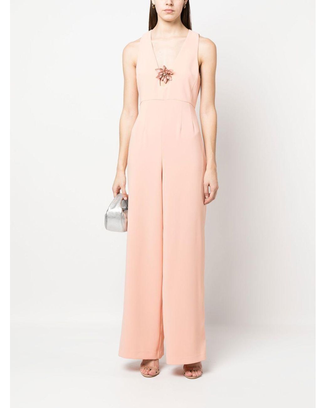 Tuta Con Fiore di Pinko in Pink