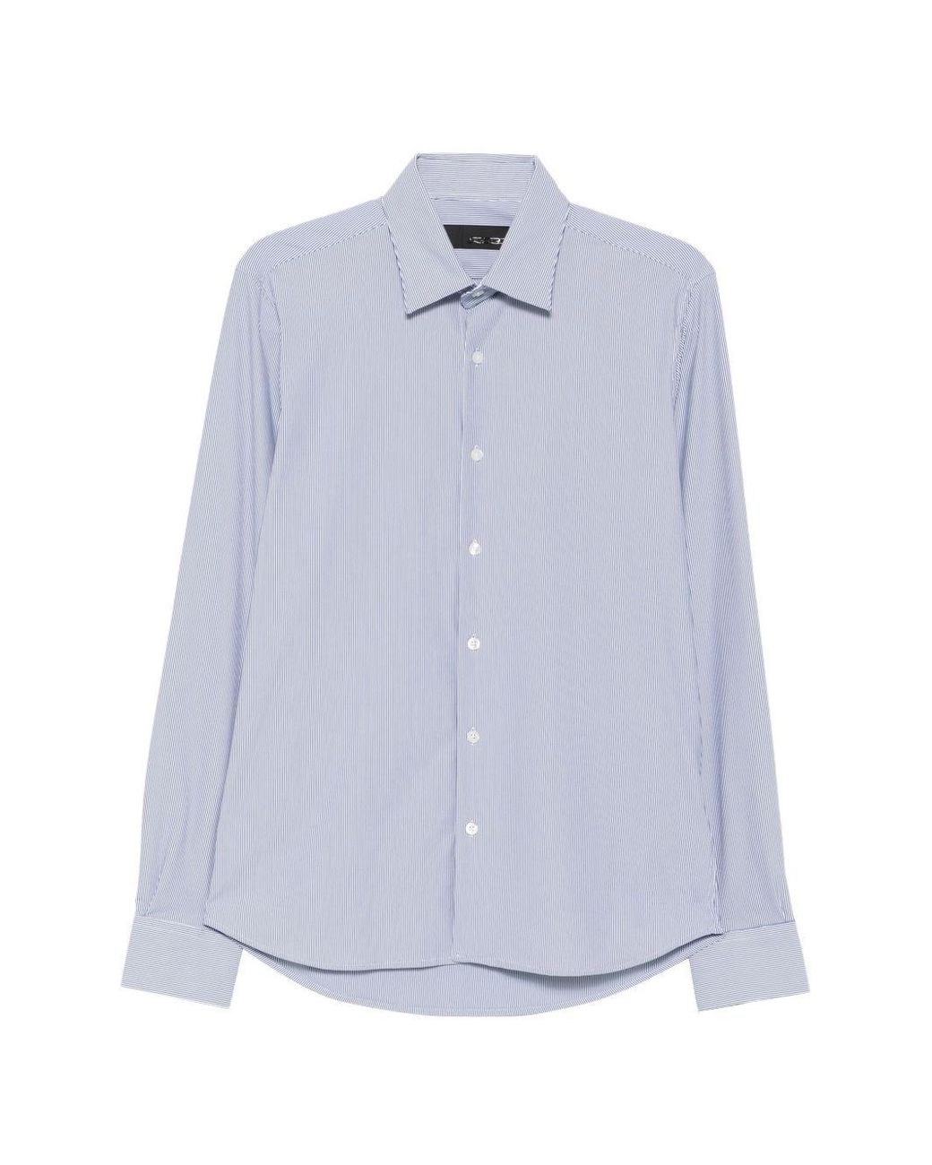 Camicia A Righe Blu di Rrd in Blue da Uomo