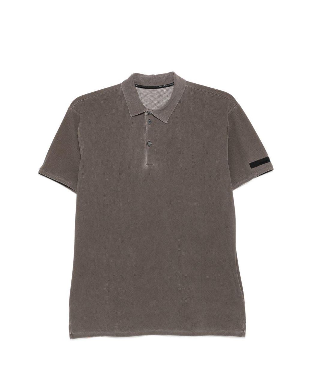 Polo Con Logo di Rrd in Gray da Uomo