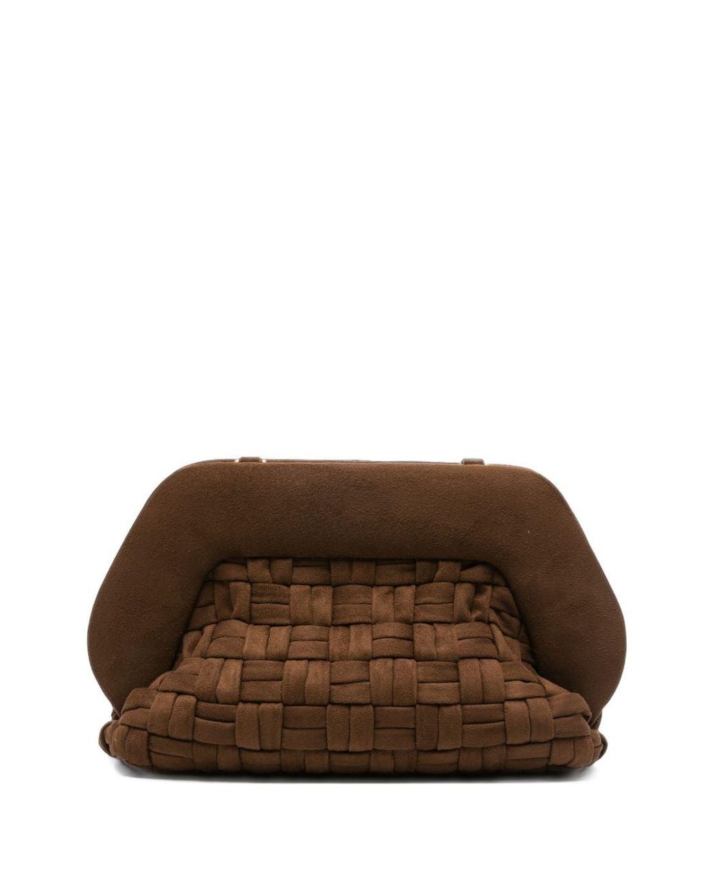 Pochette Bios Medium Con Intreccio di THEMOIRÈ in Brown