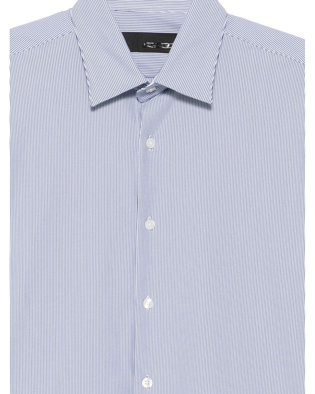 Camicia A Righe Blu di Rrd in Blue da Uomo