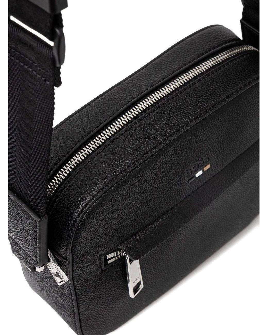 Borsello Con Zip di Boss in Black da Uomo