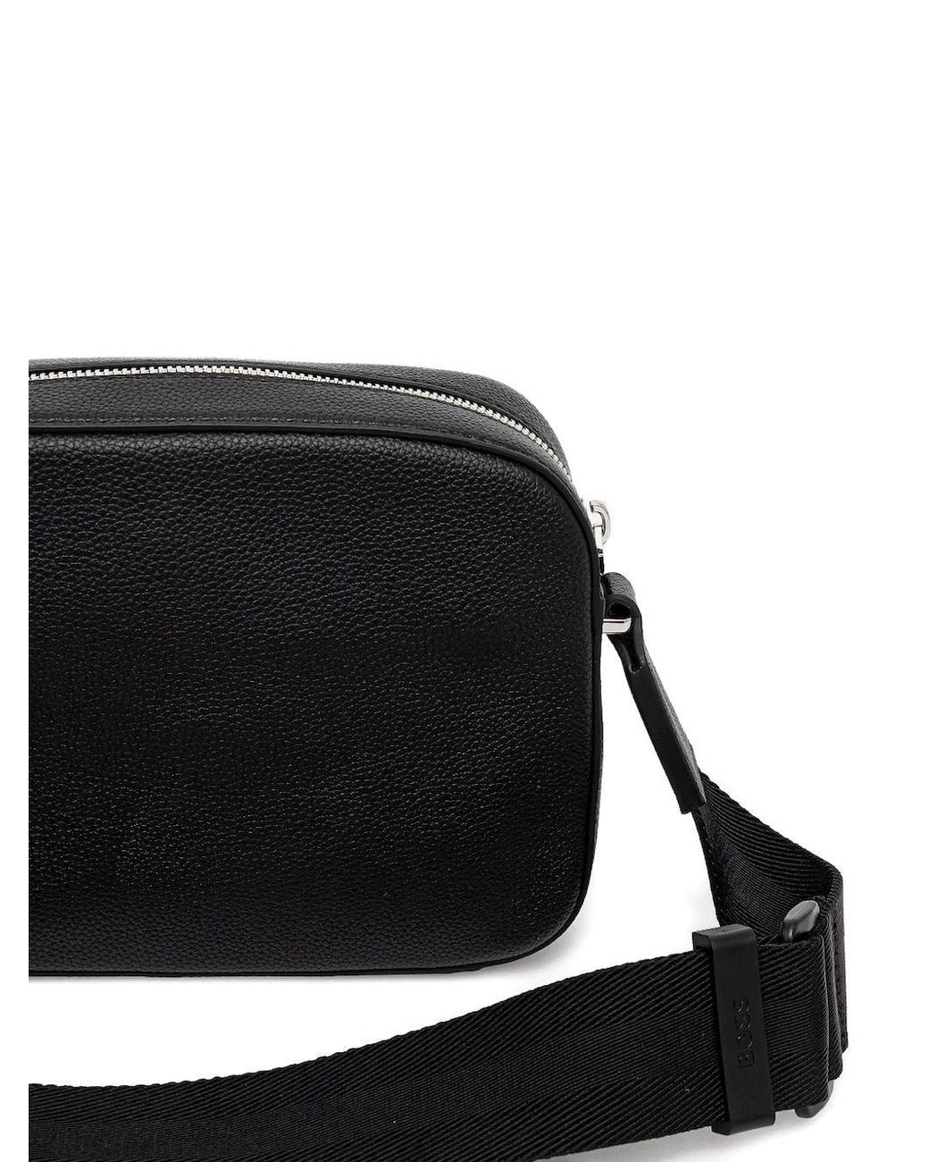 Borsello Con Zip di Boss in Black da Uomo