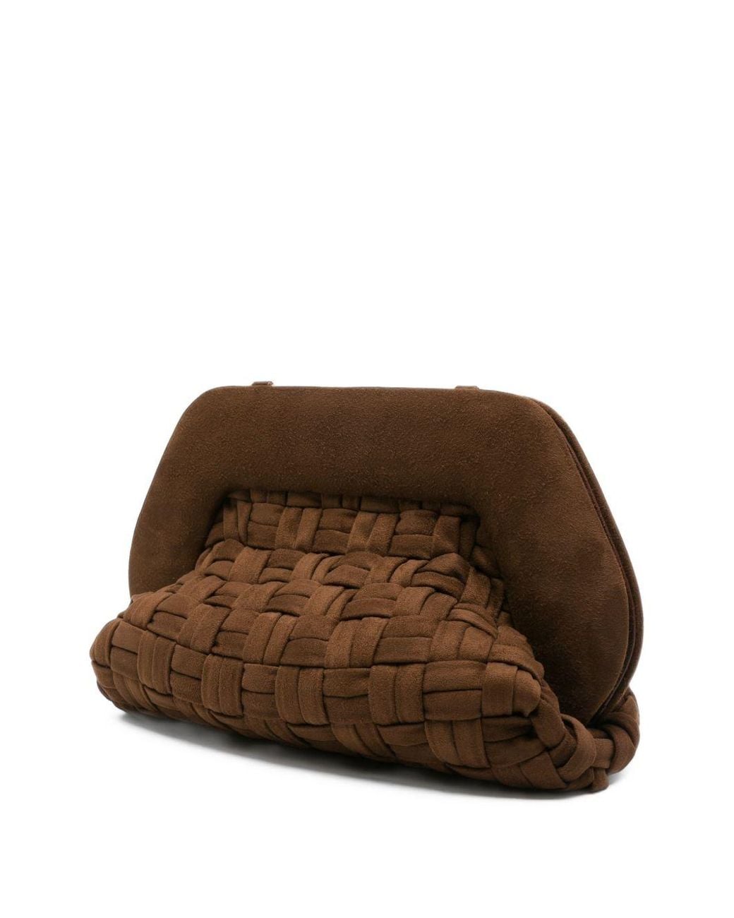 Pochette Bios Medium Con Intreccio di THEMOIRÈ in Brown