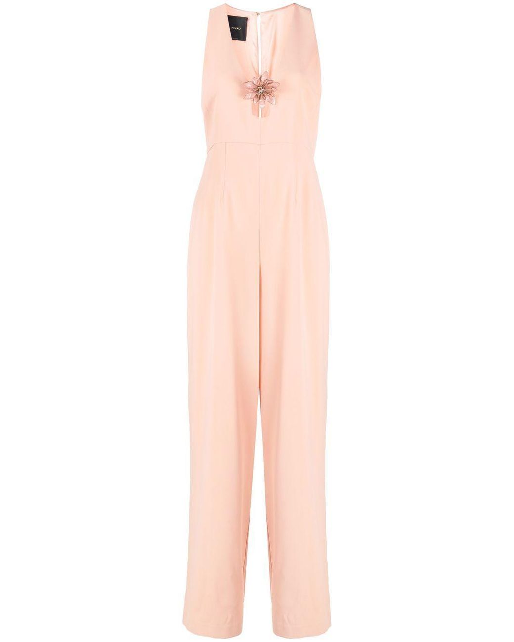 Tuta Con Fiore di Pinko in Pink