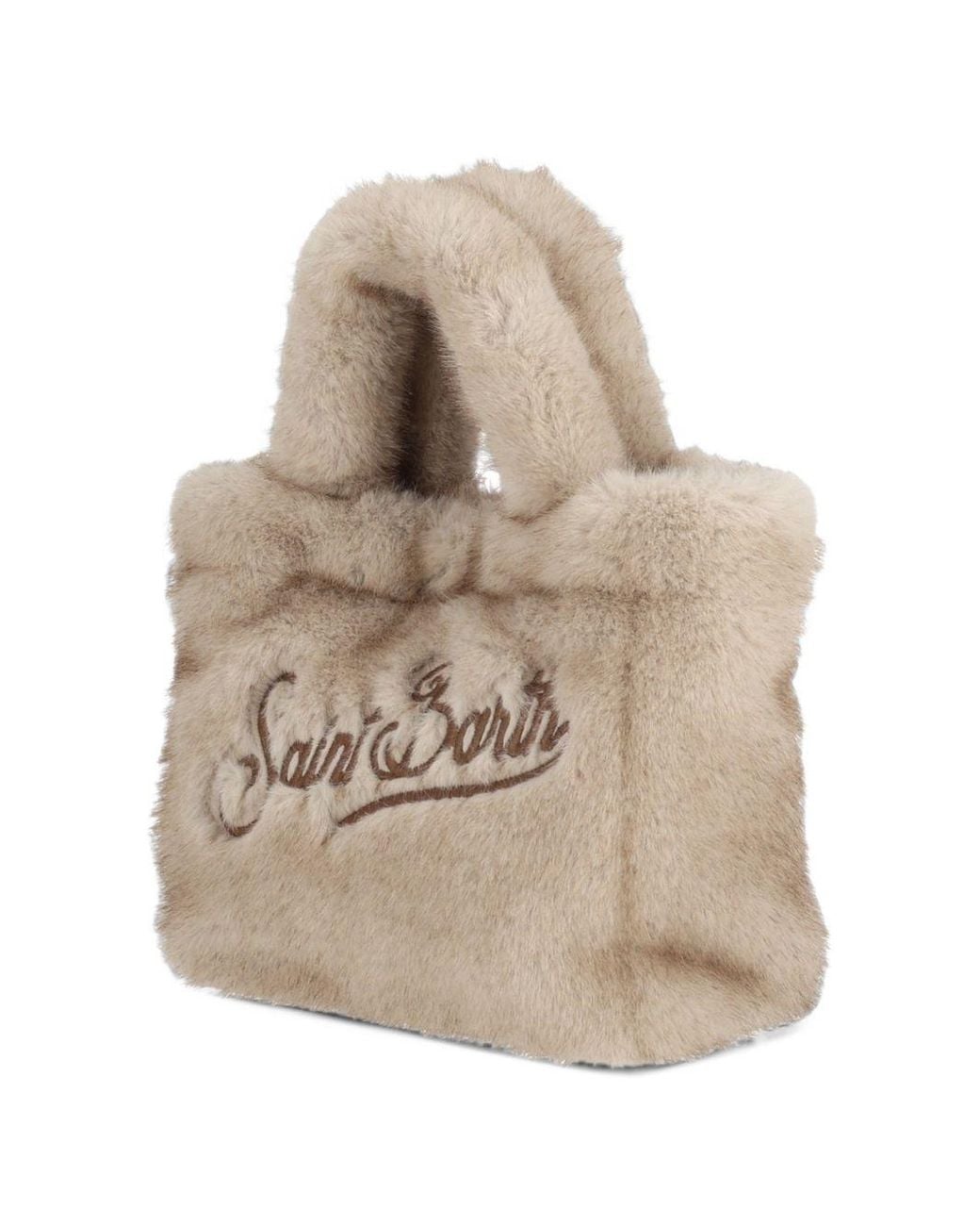 Borsa Mini Vanity Soft di Mc2 Saint Barth in Natural