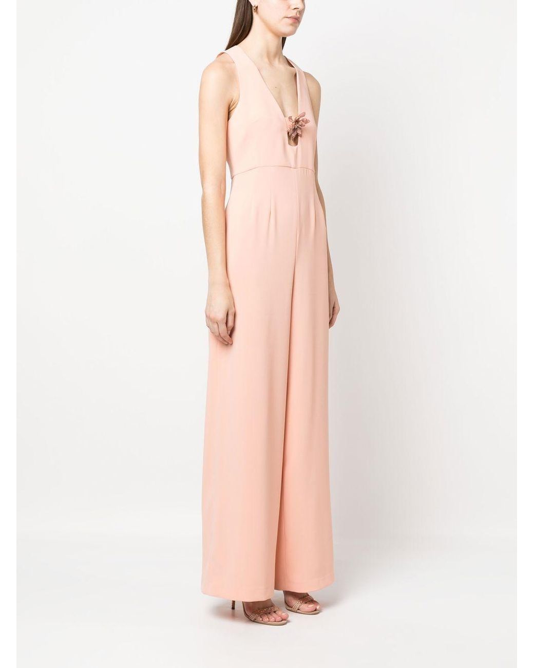 Tuta Con Fiore di Pinko in Pink