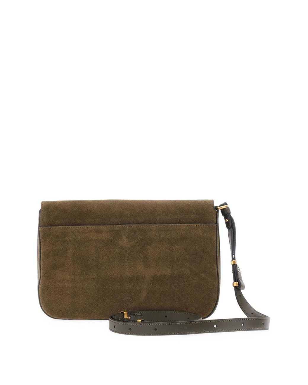 Borsa Con Patta Curva di Pinko in Brown