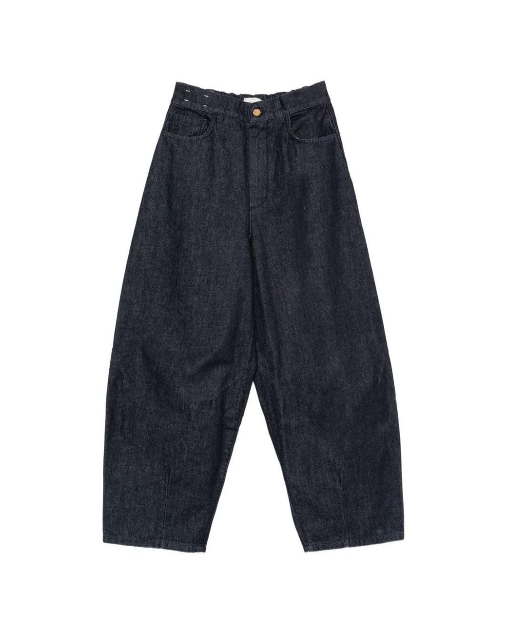Jeans Con Bottone di Alysi in Blue