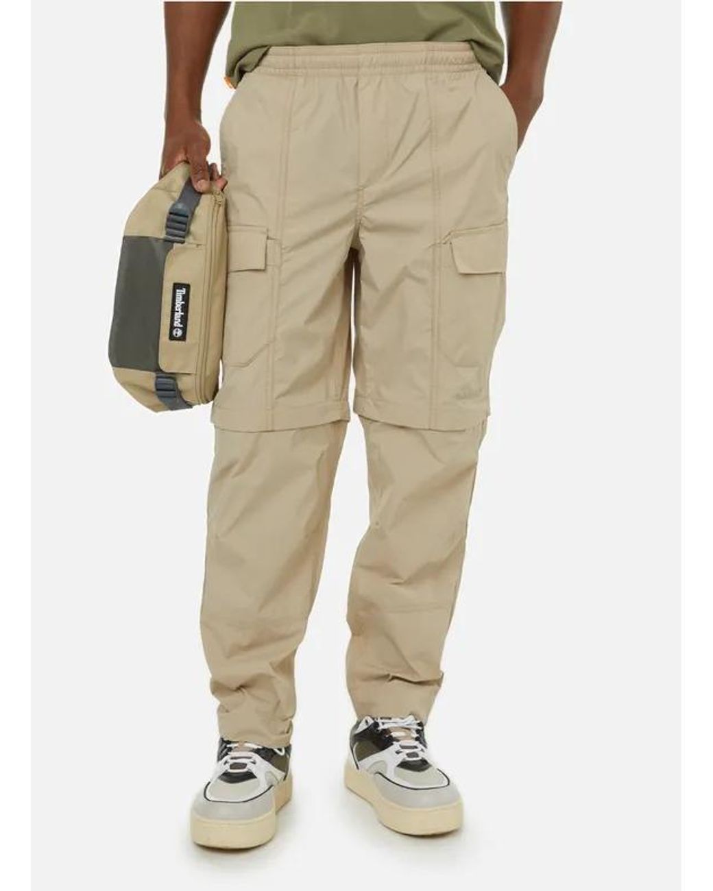 Pantalon cargo en nylon Timberland pour homme en coloris Neutre | Lyst