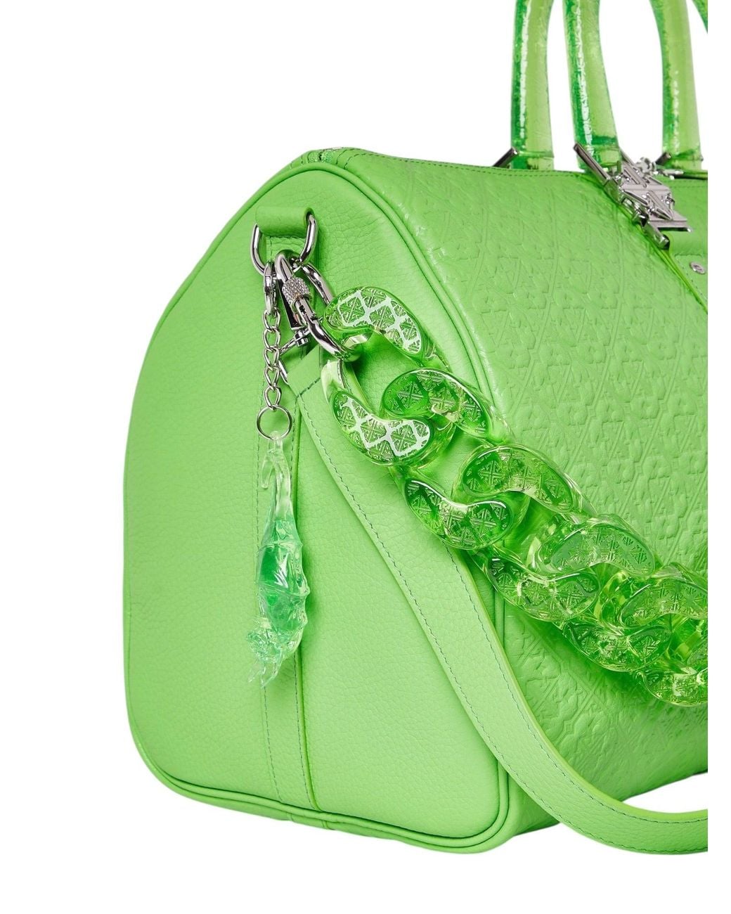 GUAPI Green Slime Duffle Bag for men