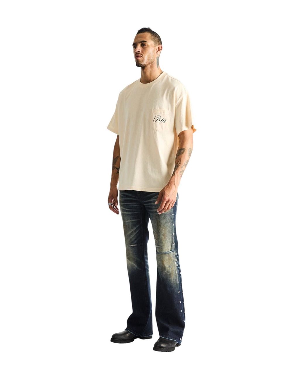 RTA Natural Bastien Pocket Tee for men