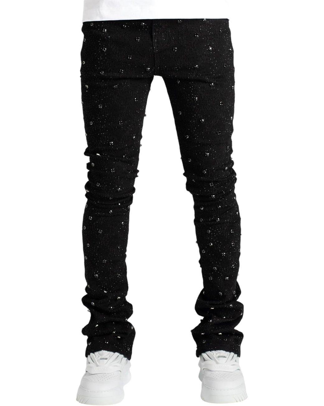 GUAPI All Embellished Denim in Black for Men | Lyst