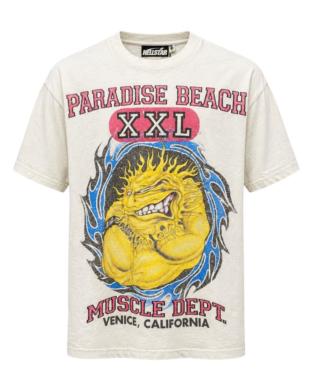 HELLSTAR Gray Muscle Beach T-Shirt for men