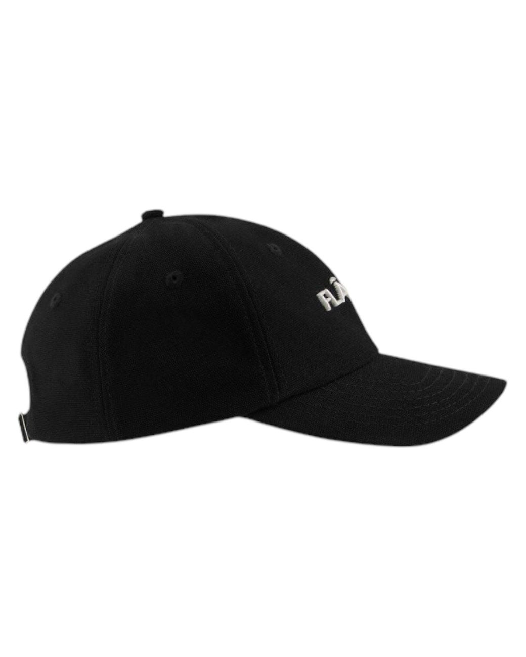 flâneur Black Logo Cap for men