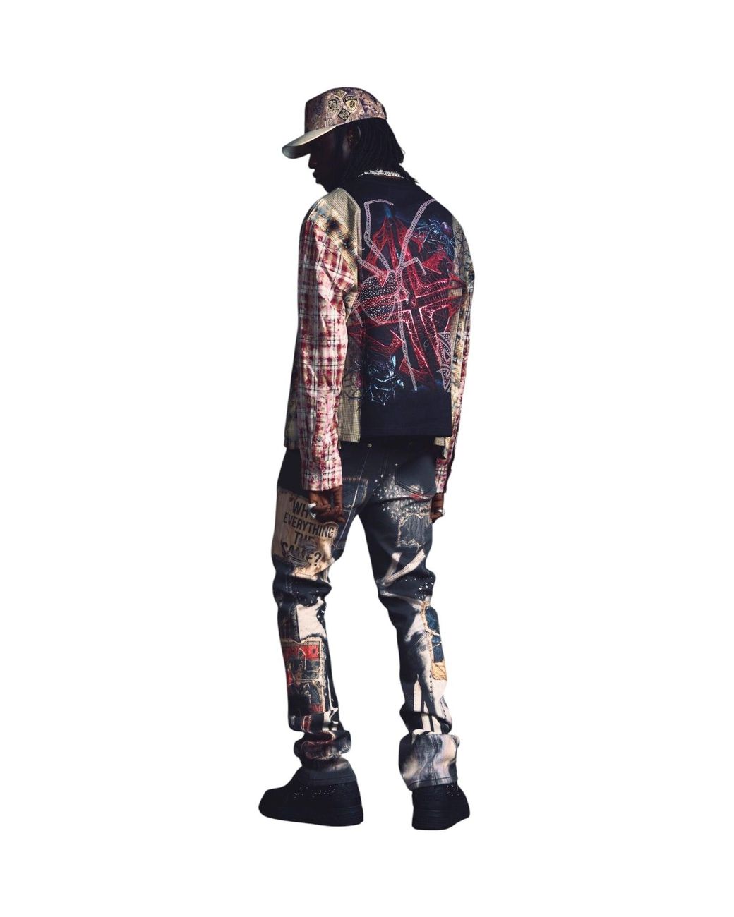 GUAPI Black Vintage Chronicle Denim for men