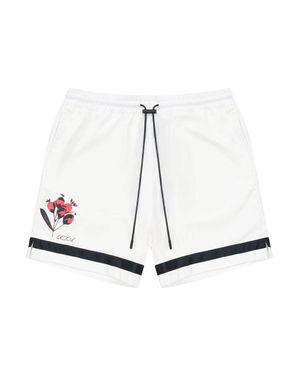 RTA White Clyde Elasticated Short Poppy for men