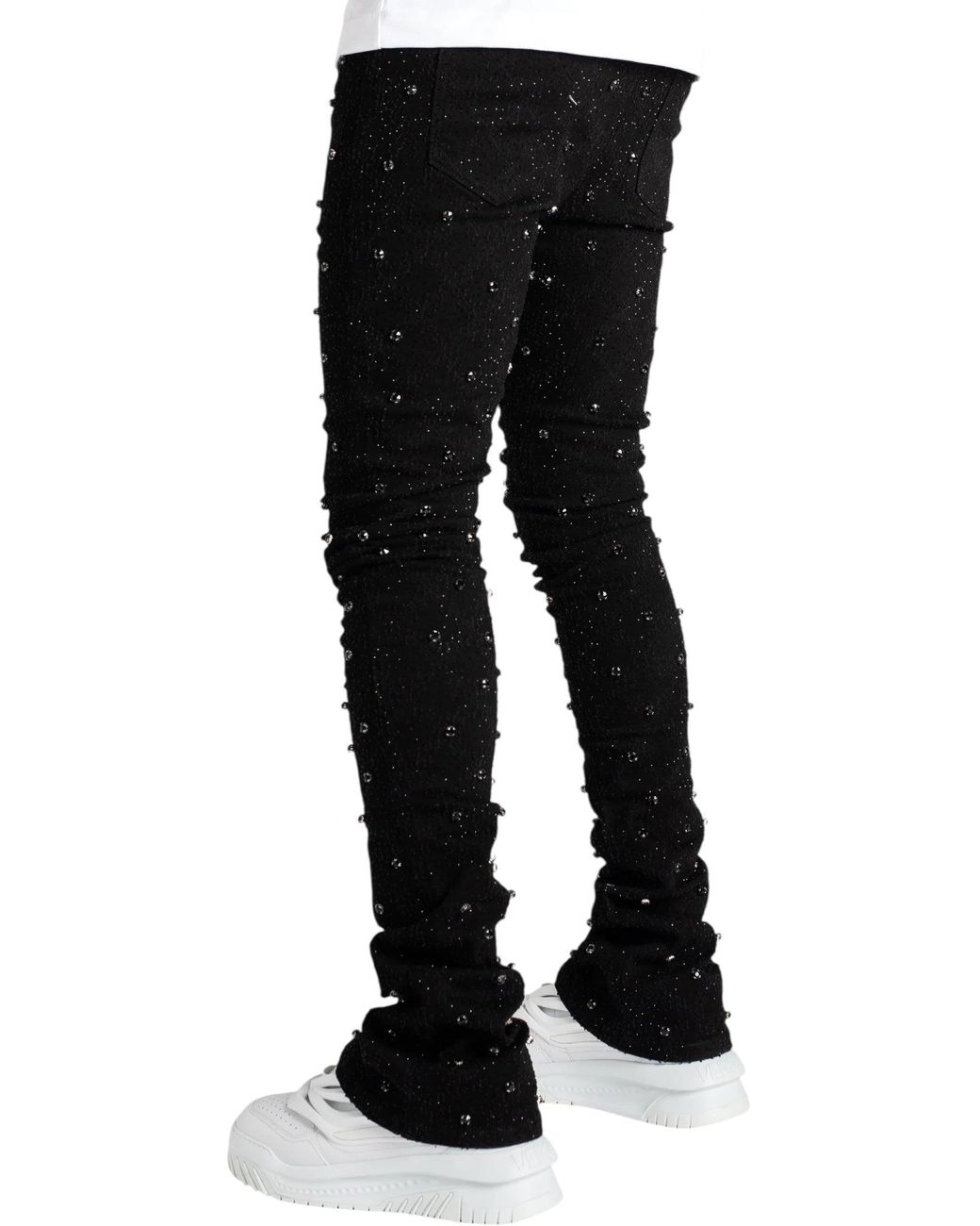 GUAPI All Embellished Denim in Black for Men | Lyst