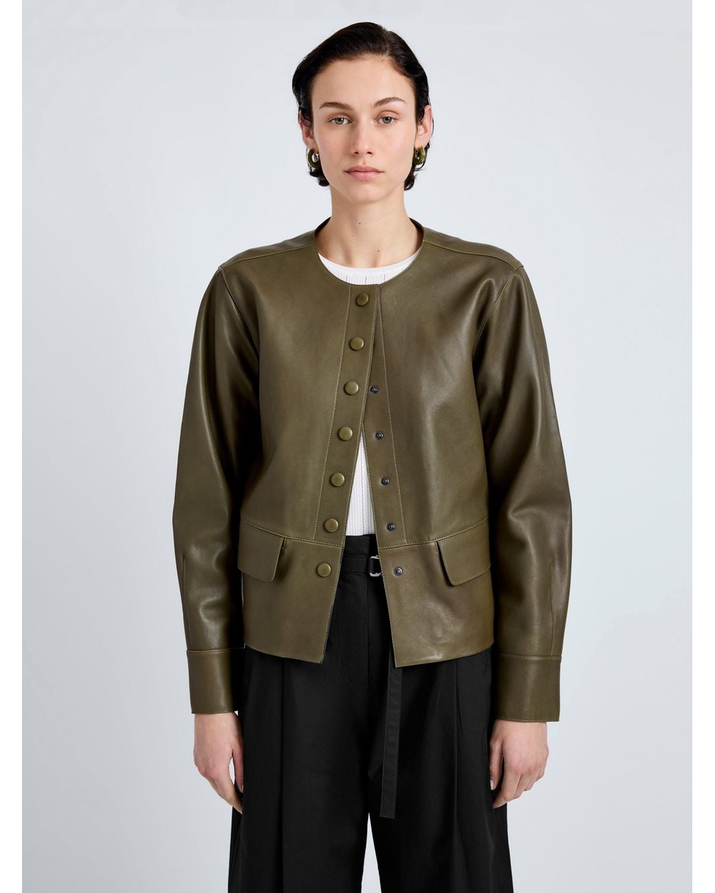 Proenza Schouler Green Robin Jacket