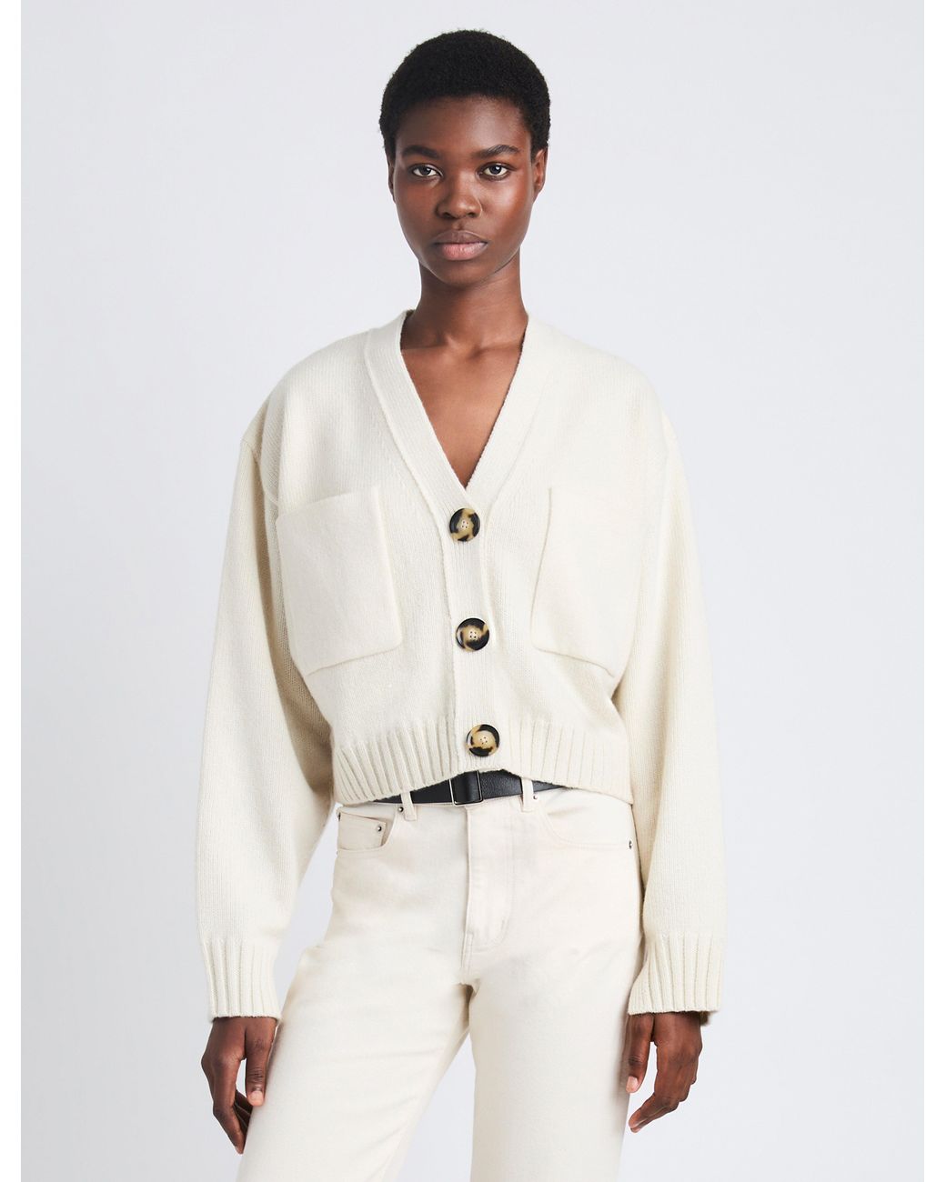 Proenza Schouler White Sofia Cardigan